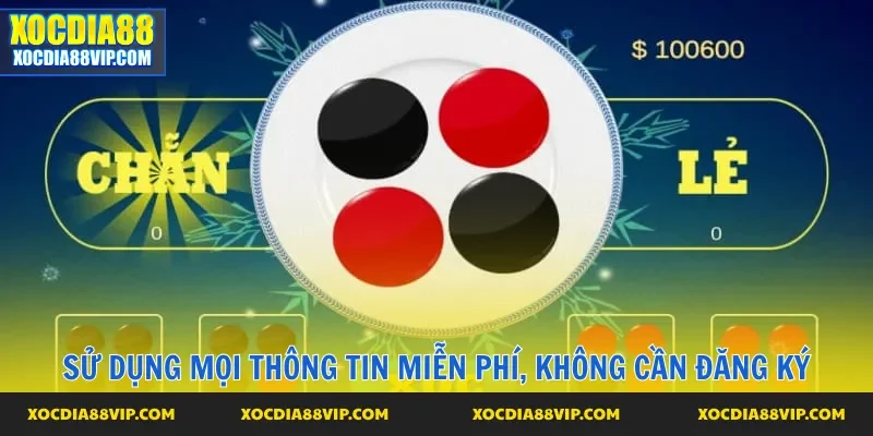 Sử dụng mọi thông tin miễn phí, không cần đăng ký