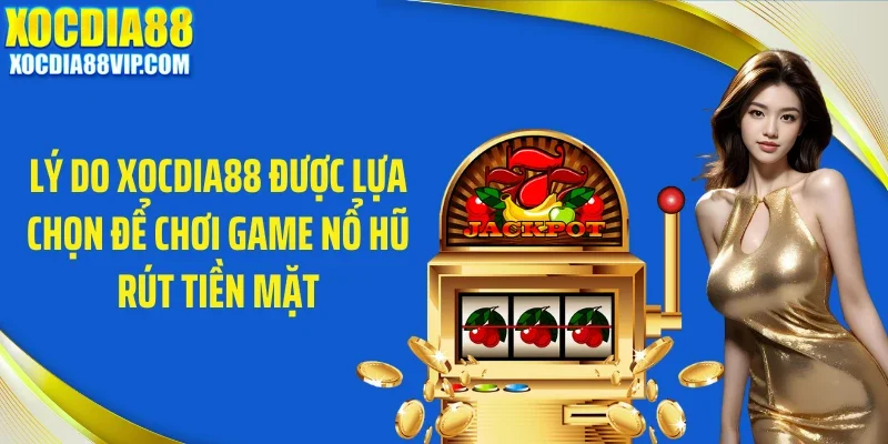 Lý do Xocdia88 được lựa chọn để chơi game nổ hũ rút tiền mặt